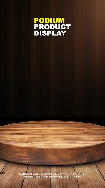 elegant and luxury story podium stage product display mockup for show product presentation