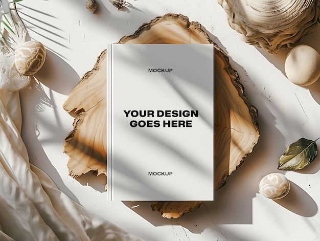 PSD elegant magazine book mockup editable psd