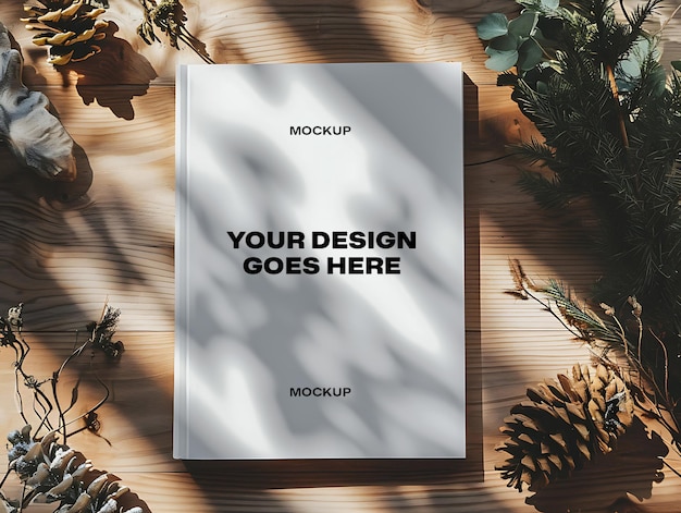 PSD elegant magazine book mockup editable psd