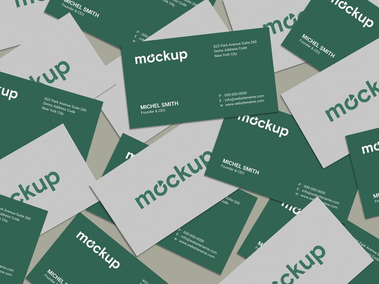 PSD elegant minimalistisch visitekaartjemodel
