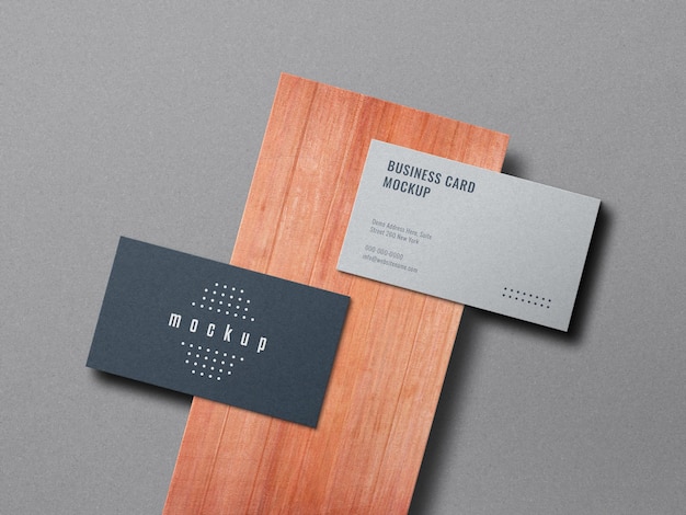 PSD elegant and modern business card mockup