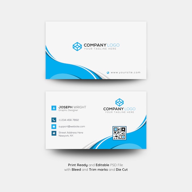 PSD elegant and modern business card