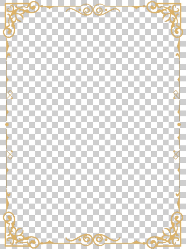 PSD elegant ontwerp van het gouden frame