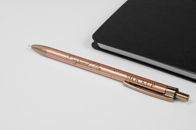 PSD elegant pen mockup design