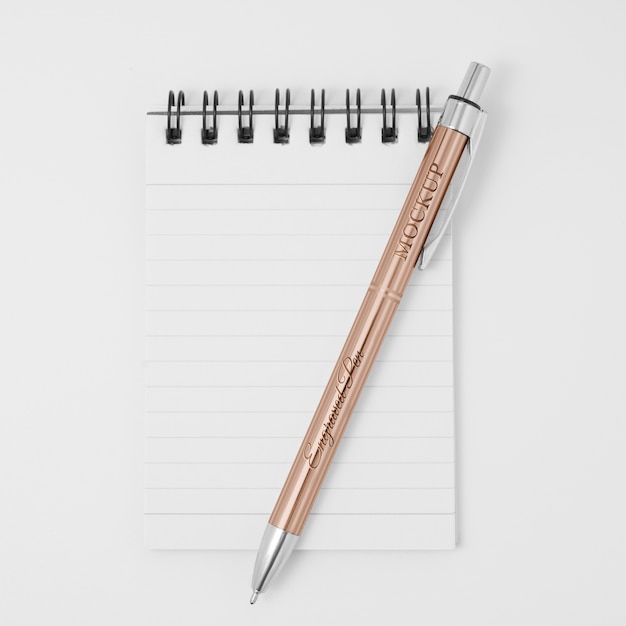 PSD elegant pen mockup design