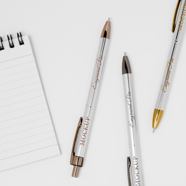 PSD elegant pen mockup design