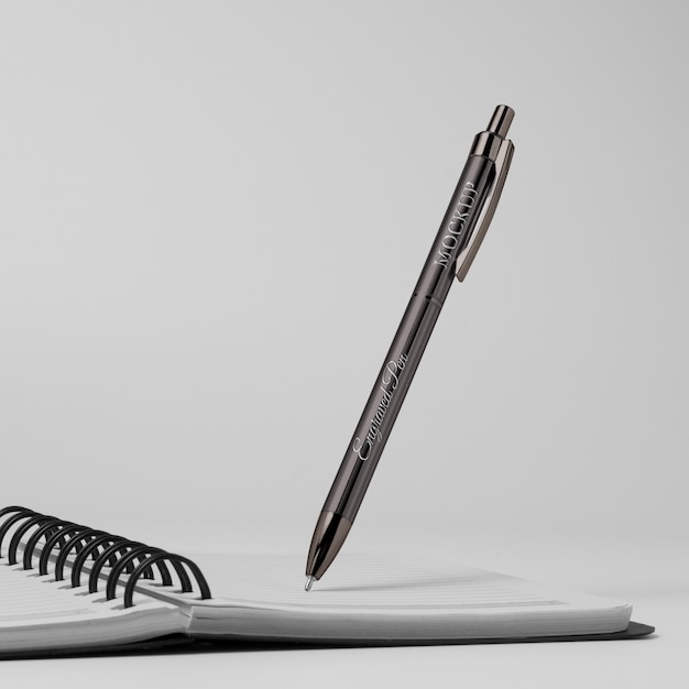 Elegant pen mockup design