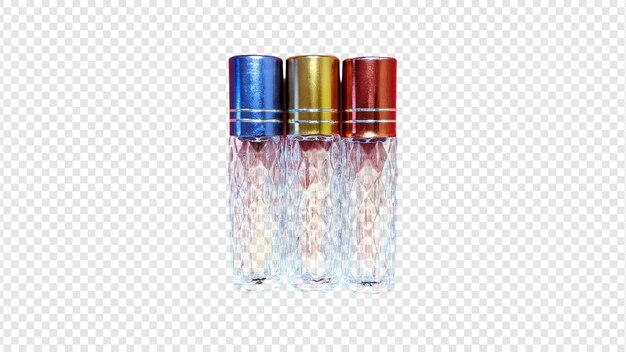 Elegant Perfume Bottles in Various Colors