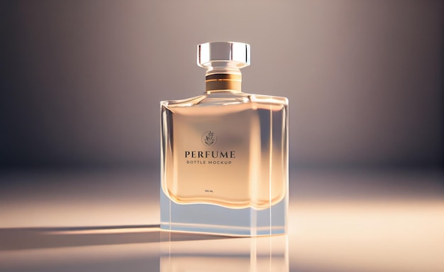 Elegant perfume mockup