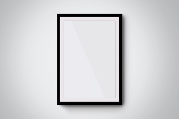 Elegant photo frames mockup