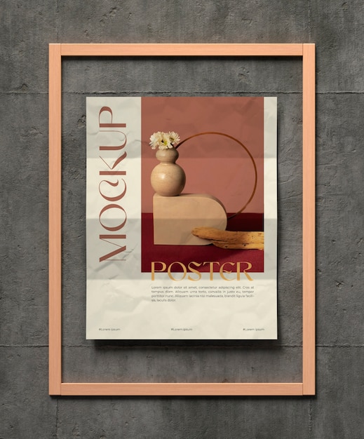 Elegant posterframe-ontwerpmodel