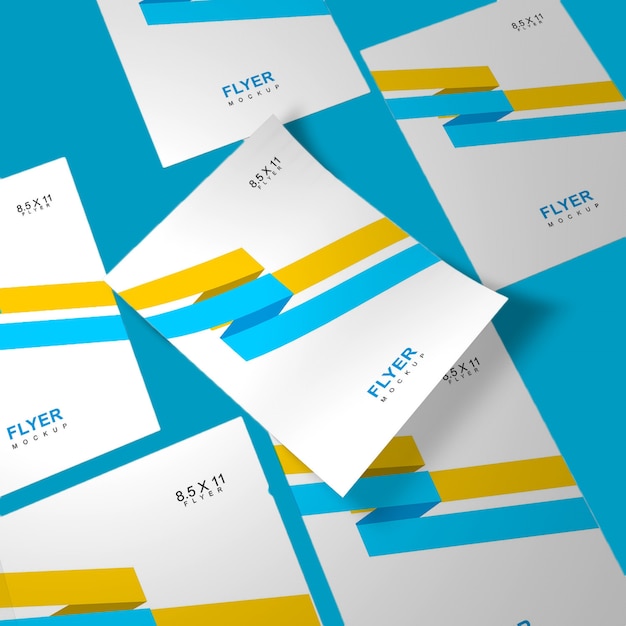 Mockup flyer elegante e semplice