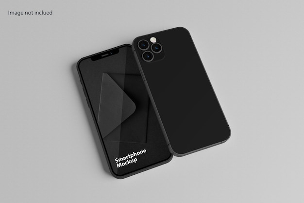 Design elegante mockup per smartphone