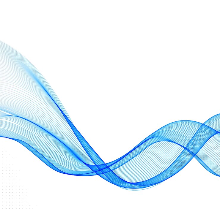 PSD elegant and smooth blue curvy background with text space