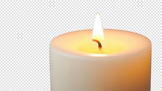elegant smooth white candle with a long wick perfect for creating ambiance and enhancing decor in any space