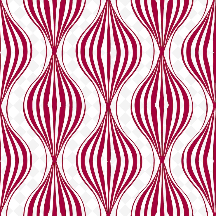 PSD elegant striped pattern with kind of chandelier icon and cur nature inspired abstract outline art