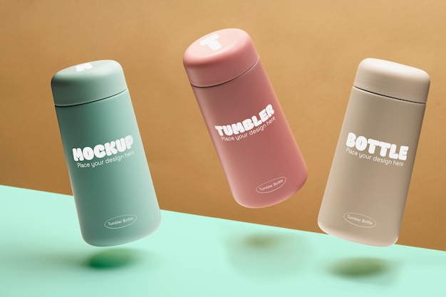 PSD elegant tumbler mockup design