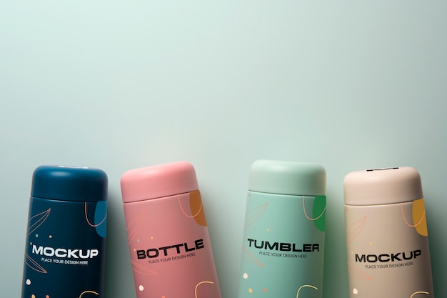elegant tumbler mockup design