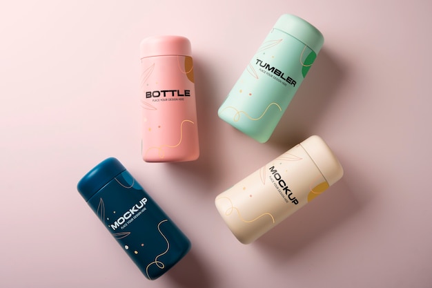 elegant tumbler mockup design