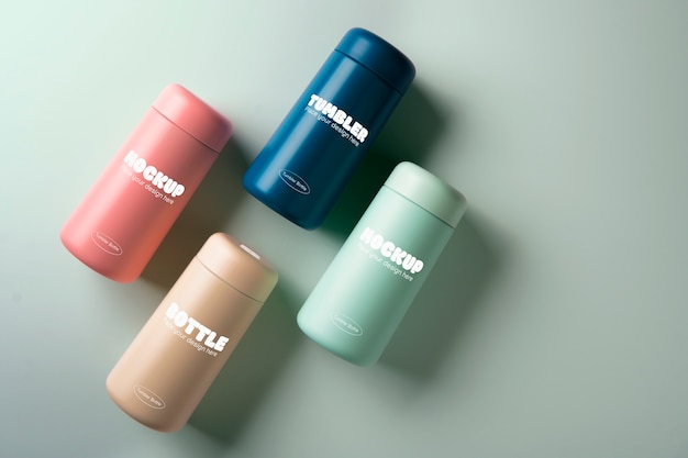 elegant tumbler mockup design