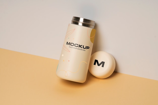 PSD elegant tumbler mockup design