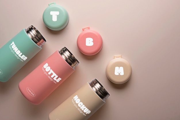 Elegant tumbler mockup ontwerp