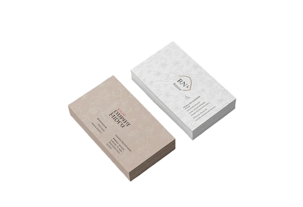 Elegant visitekaartje mockup