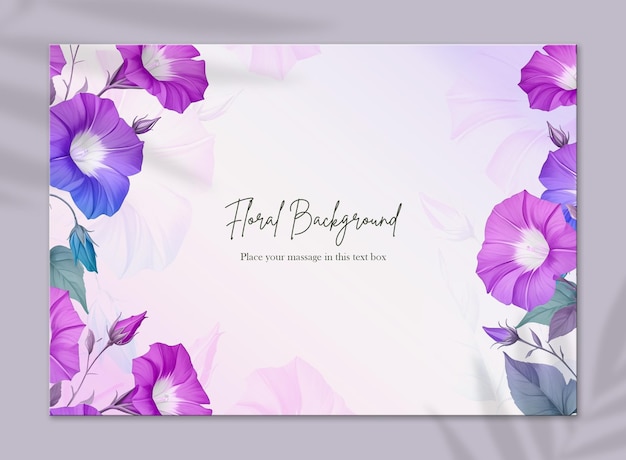 Elegante bloemen achtergrond