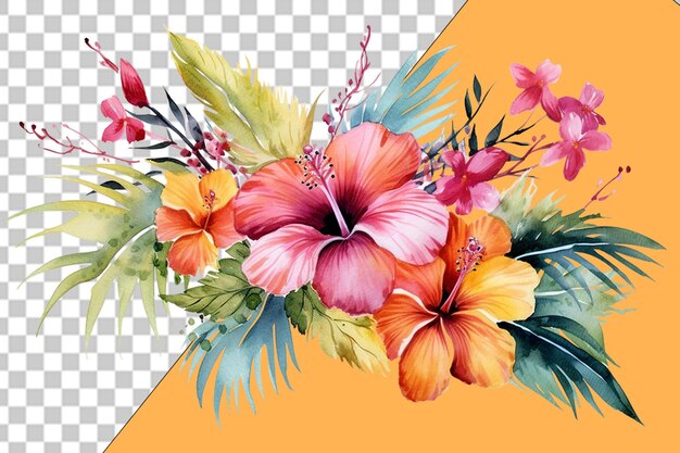 PSD elegante bloemmotieven png