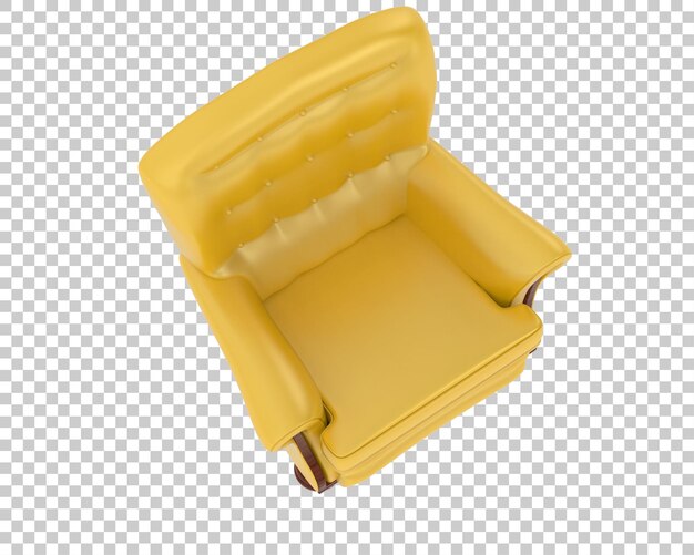 Elegante gele fauteuil
