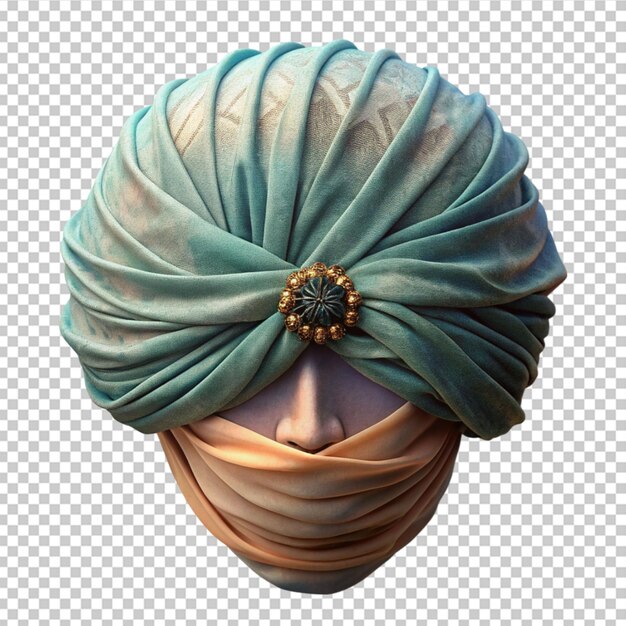 PSD elegante turbans een hoofddoek