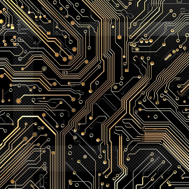 PSD elektrisch circuit transparante achtergrond