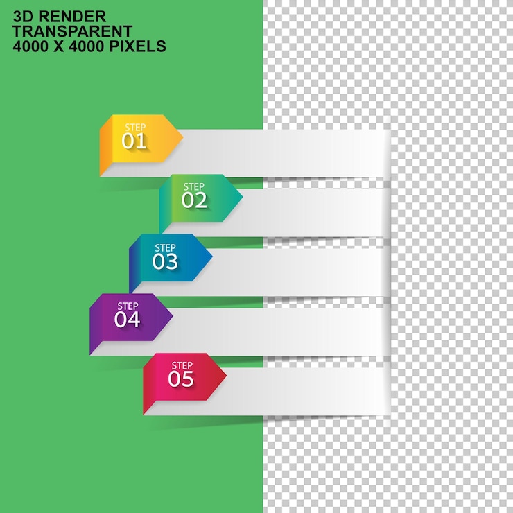 PSD element chart ppt element four assortedcolor papers chemical element ribbon pngpsd