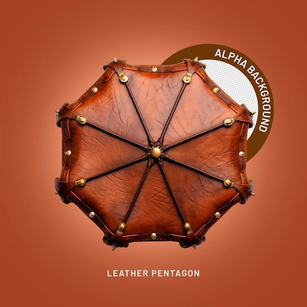 PSD element leather pentagon