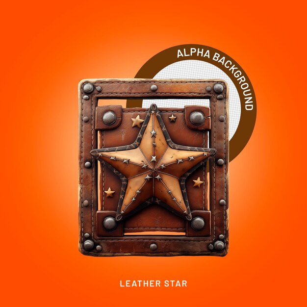 Element leather star