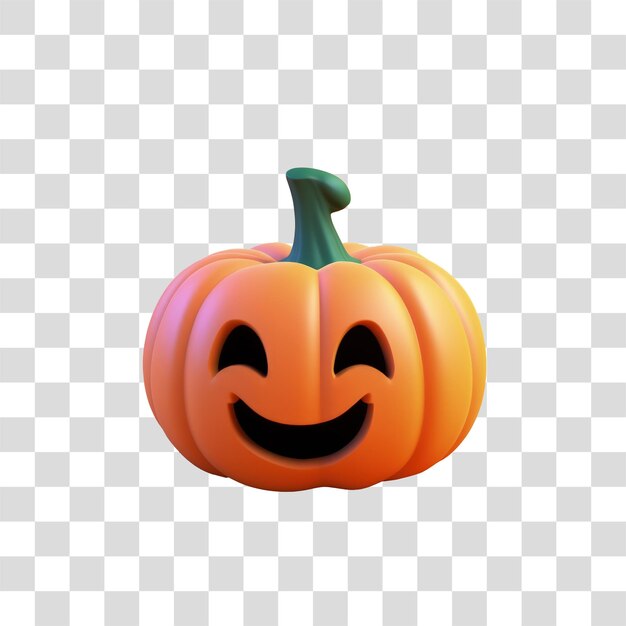 Vetor Isolado Halloween Elemento Laranja Assustador Abóbora PNG