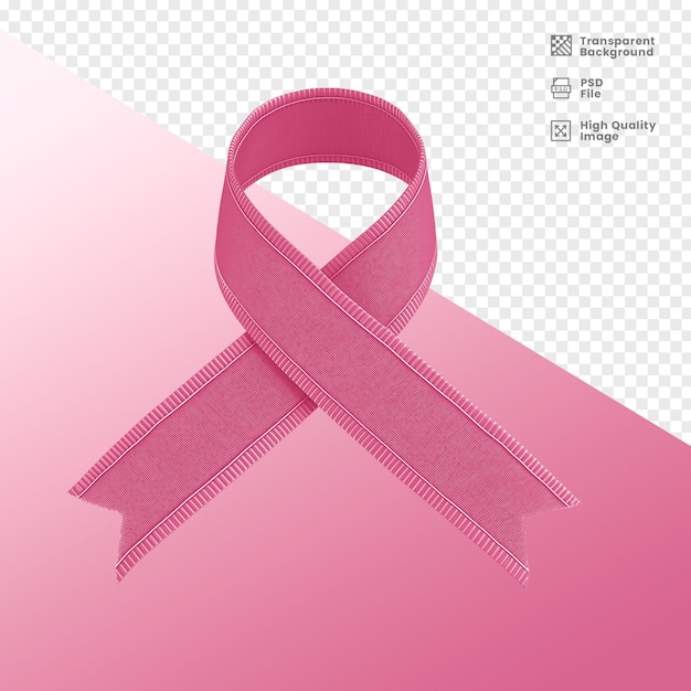 Elemento 3d fita contra cancer rosa 3d element pink anticancer ribbon