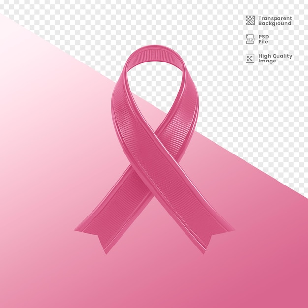 Elemento 3d fita contra cancer rosa 3d element pink anticancer ribbon