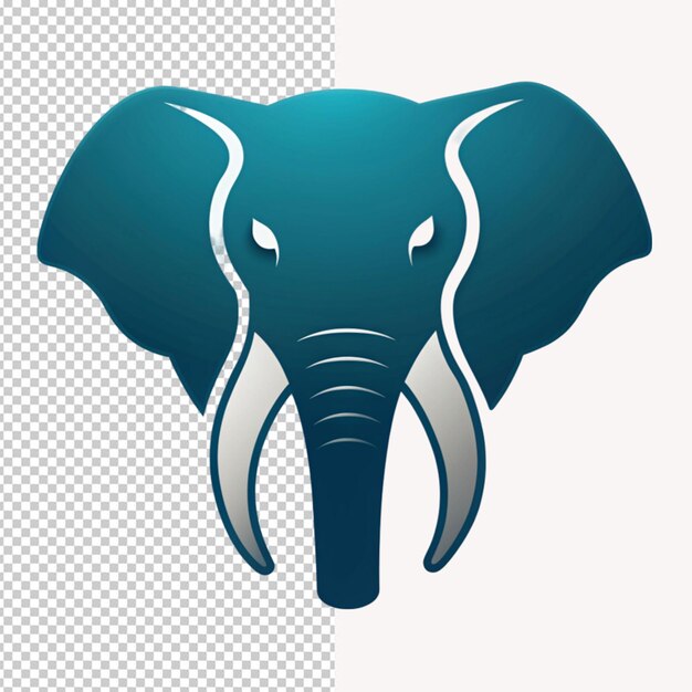 Elephant logo on transparent background