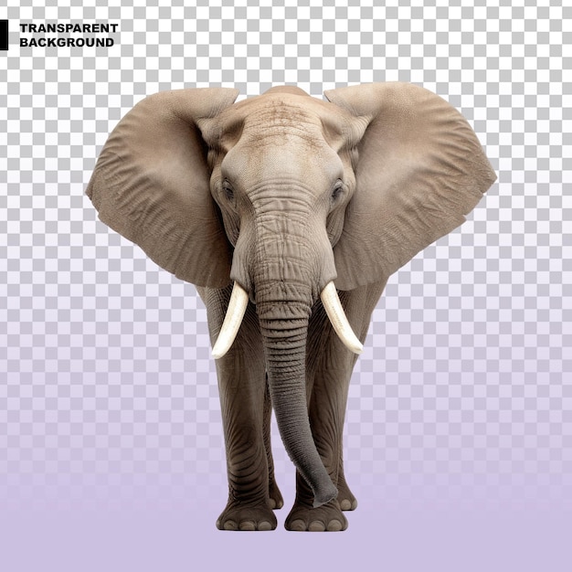 PSD 투명 한 배경 에 있는 코끼리