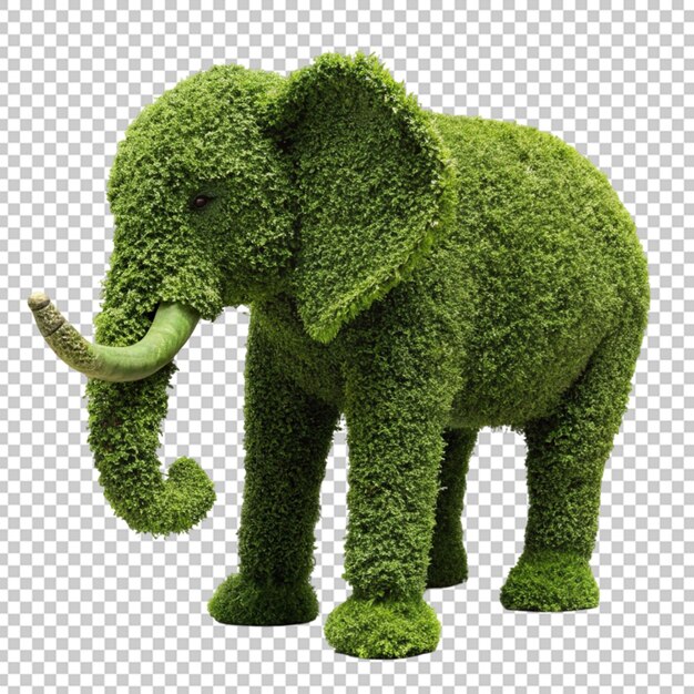 PSD elephant topiary