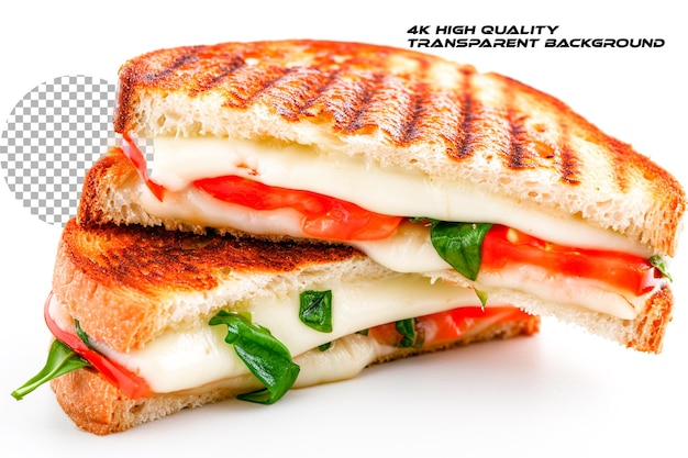 PSD elevate the classic grilled cheese with layers of deliciousness on transparent background