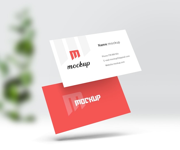 PSD eligant business card mockup