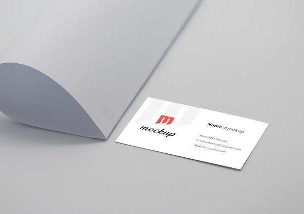 PSD eligant business card mockup