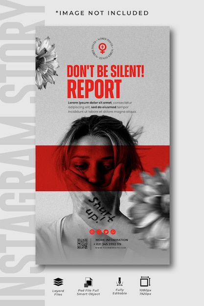 PSD elimination of violence against women social media story