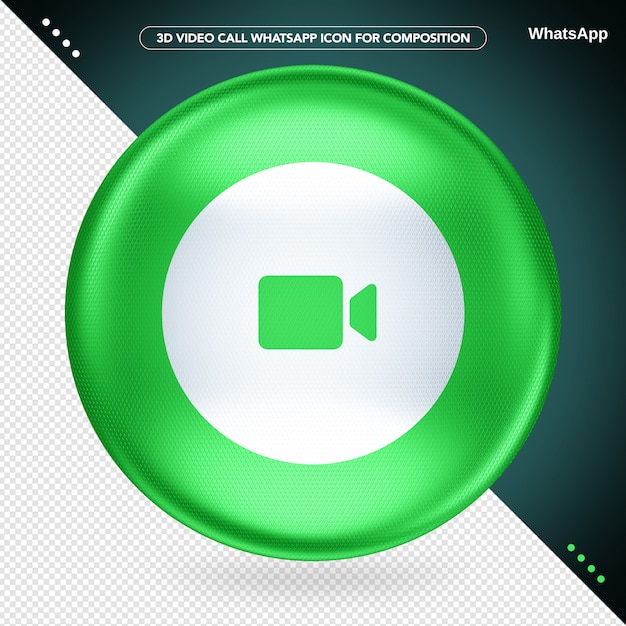 Ellipse Green 3D video call whatsapp