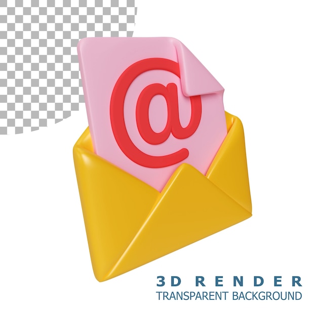 Email 3d icon