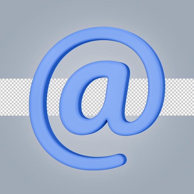 PSD email 3d icon