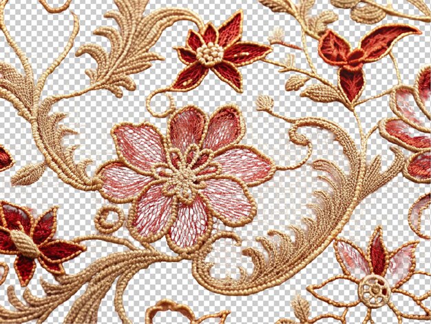 PSD embroidered lace