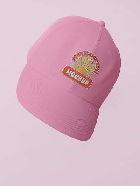 Embroidered  logo on cap